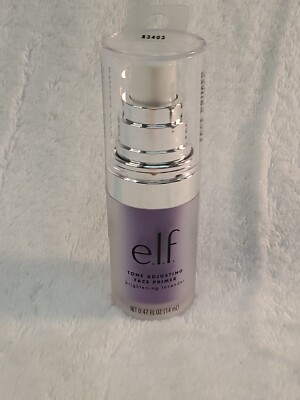  Elf Tone Adjusting Face Primer #83403 Brightening LAVENDER (.47oz) New Sealed