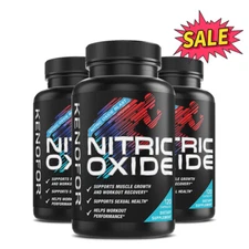 Nitric Oxide L-Arginine Pre Workout+Testosterone Booster,L-Citrulline Men's,Test