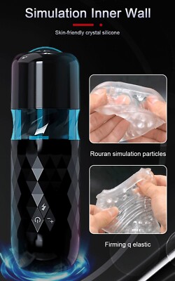 Masturbateur Automatique 3 En 1 - Va-et-vient, Rotation, Vibration - Neuf