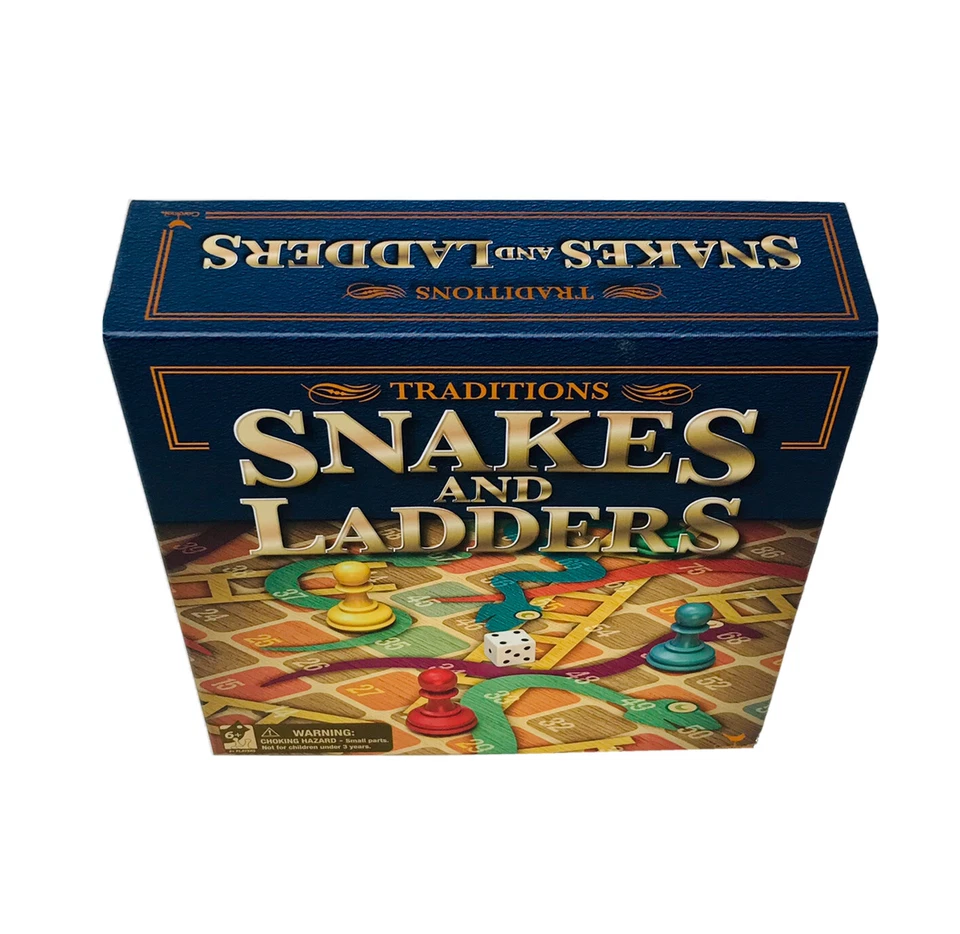 Snakes & Ladders Board Game Traditions Cardinal Ind. New In Box Sealed 81016ATP - Image 3 of 3
