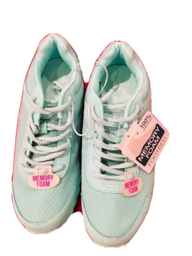 Everlast Sneaker Women Sport Shoes Memory Foam Size 10 Mystic Sea green