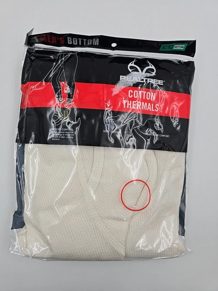 Realtree Mens Cotton Thermals Bottoms Only Size XL - Image 2 of 4