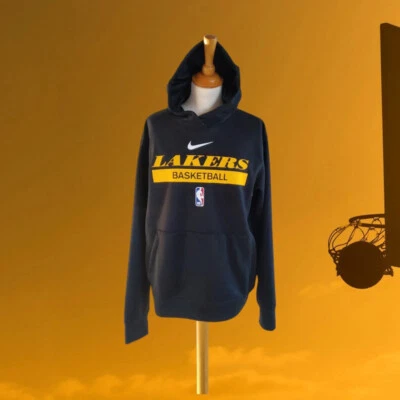 Nike sweat à capuche noir Lakers * taille S * - Photo 1/4