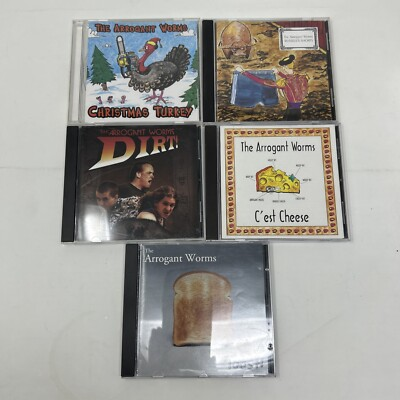 #ad Live Bait by The Arrogant Worms Lot Of 5 Cd. Great Condition C $19.95