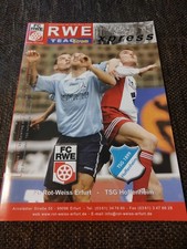RWE - TSG Hoffenheim Programme Football Regionalliga FC Red White Erfurt 2002 Flick