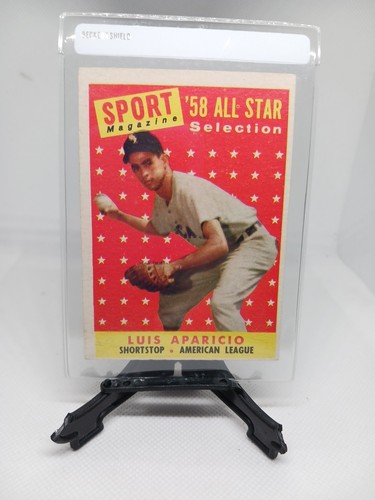 1958 Topps - Sport Magazine '58 All Star Selection #483 Luis Aparicio Vintage - Picture 4 of 7