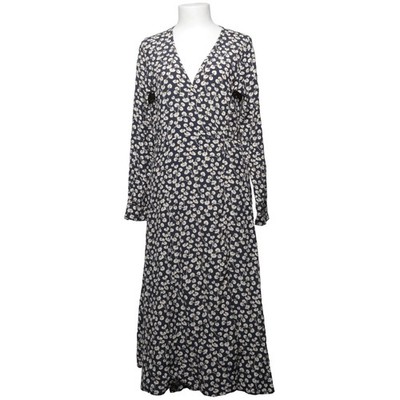 Ganni, Wickelkleid, Größe: 40, Roseburg Crepe, Blau/Weiß/Mehrfarbig #EoR