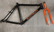 Telaio MTB Shogun, 7005 alluminio, 52 cm, nero, incl. forcella/cuscinetto interno, NUOVO, NOS