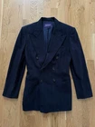 Vintage Ralph Lauren Purple Label Women’s Double-Breasted Wool Blazer Sz 10