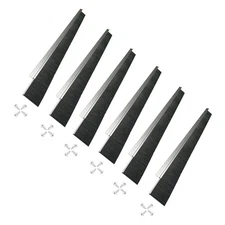 6 Sets 2.5 x 39.37(100 CM) Inches Garage Door Seal Door Brush Sweeps Seal Gar...