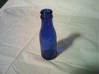 Vintage Bromo Cedin for Headaches Cobalt Blue Bottle 4 1/2 inch — photo 1