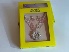Super Smalls Pink Necklace and Earrings Set