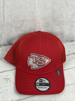 New Era Mens Kansas City Chiefs Game Day 39Thirty Team Color Stretch Fit Hat M/L