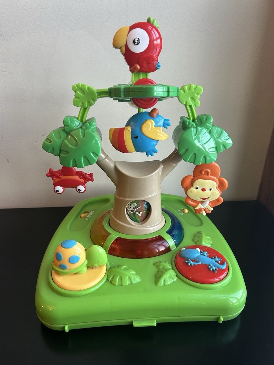 Fisher Price Rainforest High Chair K2927 Music Lights Tray Toy