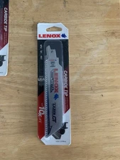 Lenox Lazer CT Carbide Tip Reciprocating Saw Blades 6” 8 TPI 5-Pack