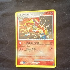 Infernape 5/130 Diamond & Pearl Holo Rare 2007 English Pokemon Card LP (W) on eBay