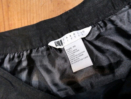 Carole Little Midirock Damen 10 schwarz verspiegelt Boho Gypsy Whimsigoth Stickerei - Bild 6 von 7