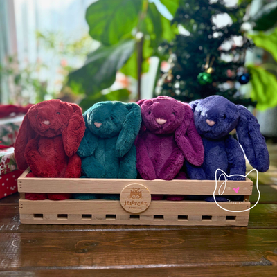 Jellycat LITTLE BASHFUL ALLIUM BUNNY New BNWT Small Plush Purple