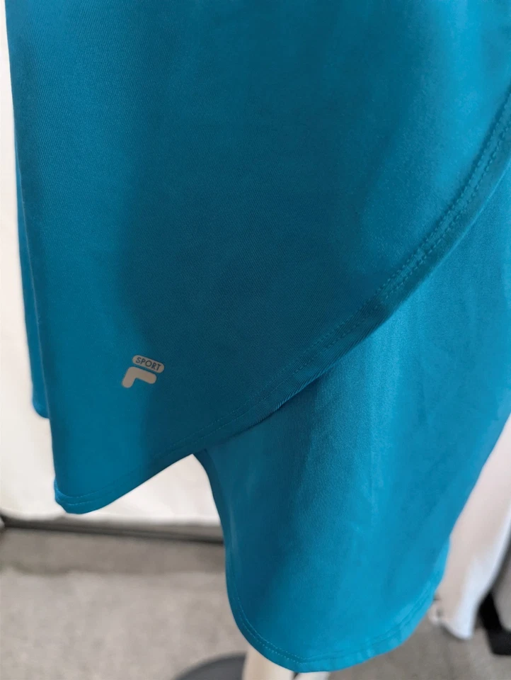 Camiseta Regata Feminina Fila Racerback Treino Atlético Túnica Azul Tamanho XXL - Imagem 4 de 4