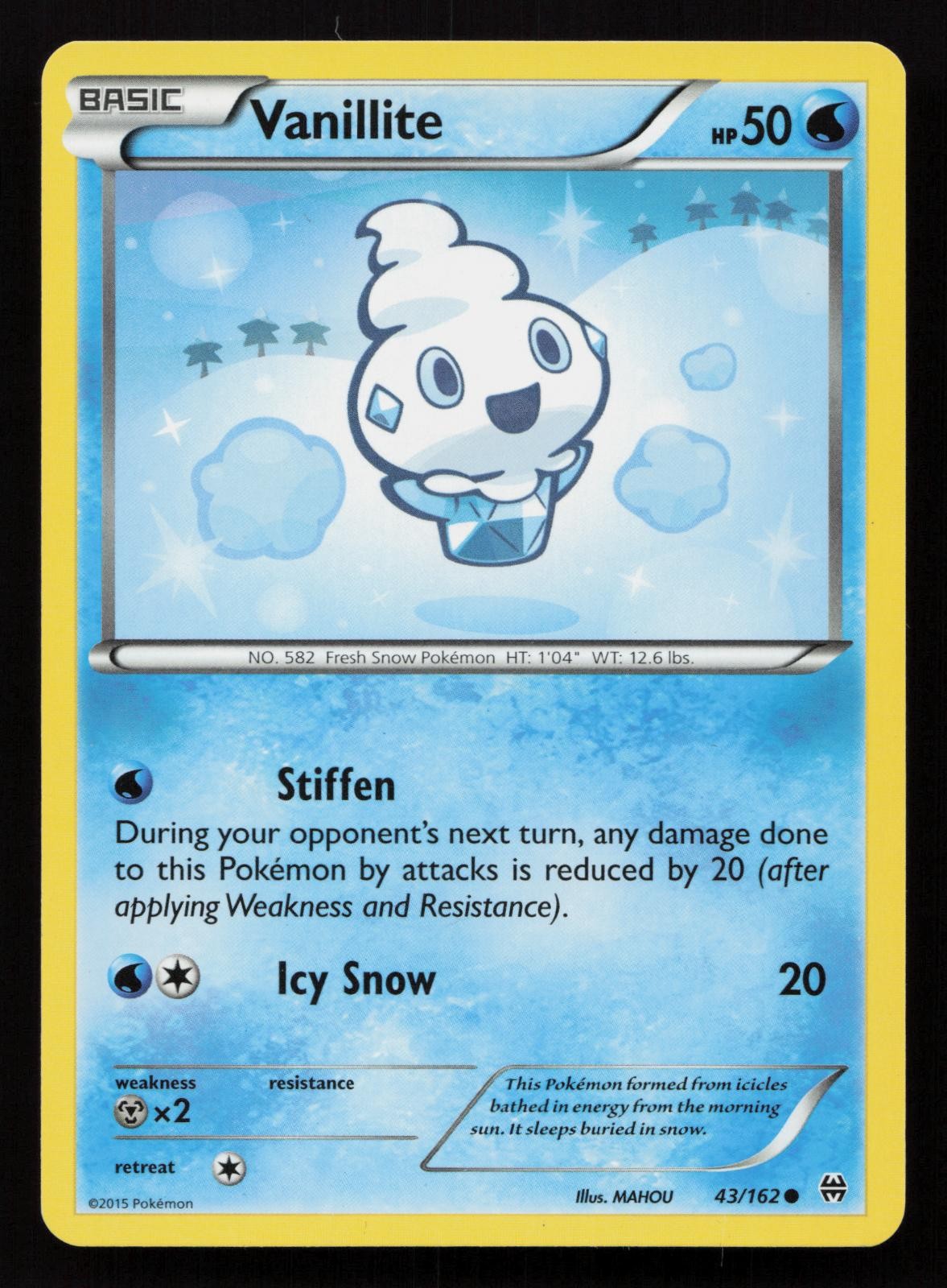 Vanillite 43 Common BREAKthrough Pokemon