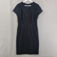 Ann Taylor Dress Womens 6 Black NEW Empire Waist LBD Capsule Minimalist Classic