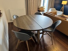 IKEA MÖRBYLÅNGA Dining Table with 5 IKEA Chairs (collection only)