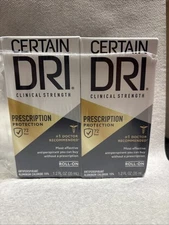 2 Certain Dri Clinical Strength Roll On Antiperspirant