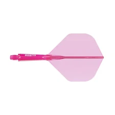 CUESOUL ROST 77 IntegratedShaft & Flight Big Standard Medium - Transparent Pink