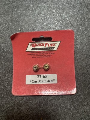 Quick Fuel Technology 22-65QFT Carburetor Main Jet