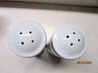 Vtg. Daekor Nancy Lynn Salt & Pepper Shakers Anthropomorphic Apple Pear  5.5" — photo 3