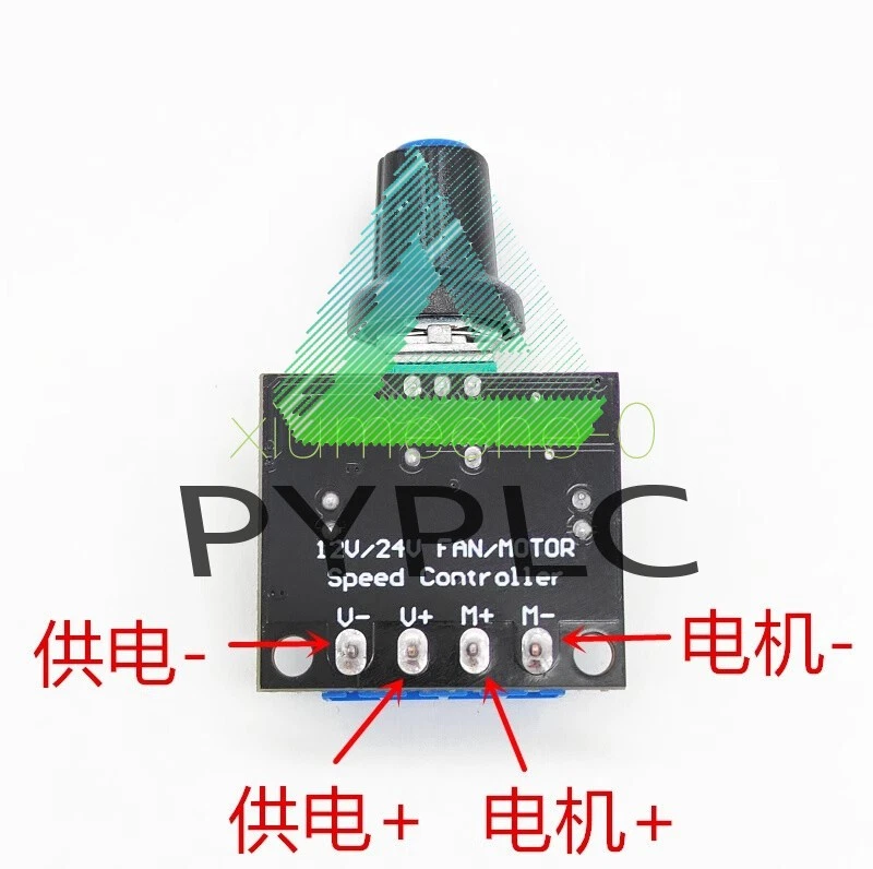 3.5A DC12V/24V PWM Motor Speed Controller LED Dimmer B10K Potentiometer Knob - Bild 4 von 4