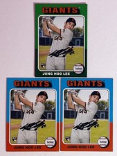 2024 Topps Heritage High Number JUNG HOO LEE GREEN BORDER RC #545 + 2 Base RC