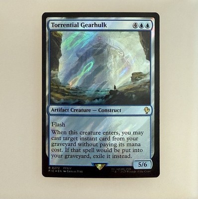 MTG: Torrential Gearhulk (Surge Foil) Commander: Final Fantasy Foil NM