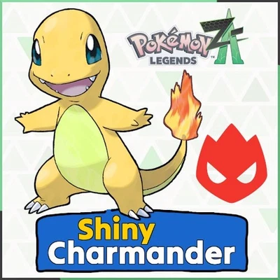 Shiny Alpha Charmander With Master Ball Pokémon Legends Z-A Charizard Pokemon ZA
