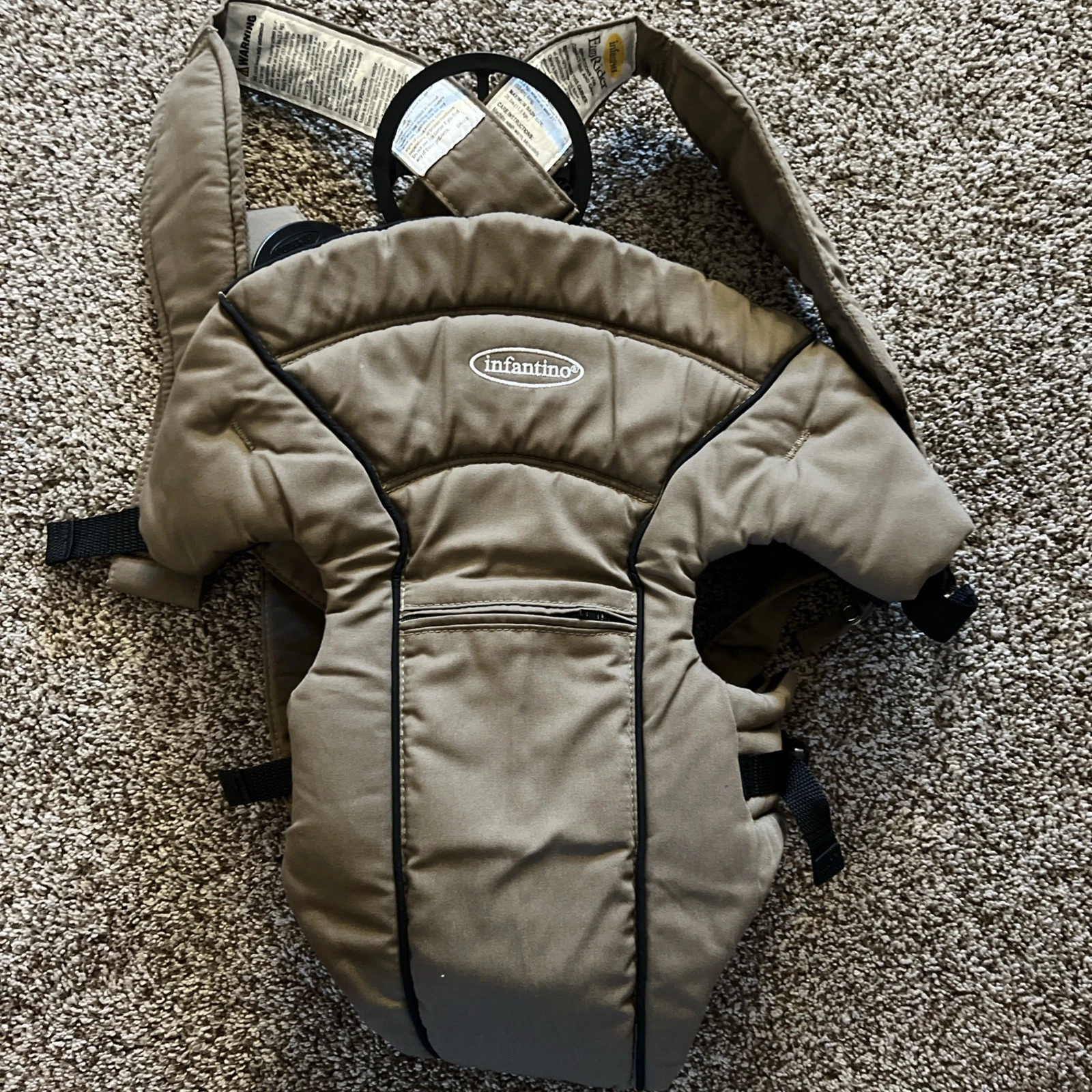 Infantino EuroRider 4-in-1 Baby Carrier Adjustable Straps Pockets Infant Toddler