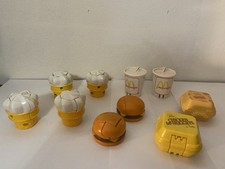 Vintage LOT 10 McDonald's Happy Meal toys Changeable Transformers Food