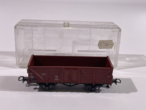 Vagón de mercancías abierto Rocco DB 143707 marrón vagón ho en embalaje original HL9 | Condition: Gebraucht