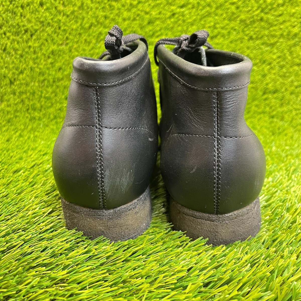 Clarks Originals Walabee Mens Size 11.5M Black Classic Leather