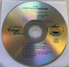 ELVIS PRESLEY KARAOKE CDG CHRISTMAS IN GRACELAND VOL 14 MUSIC COLLECTION CD G .