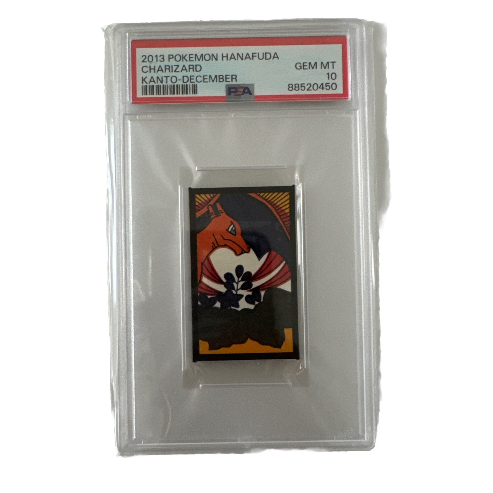 2013 Pokemon Hanafuda Kanto December Charizard PSA 10 GEM MINT