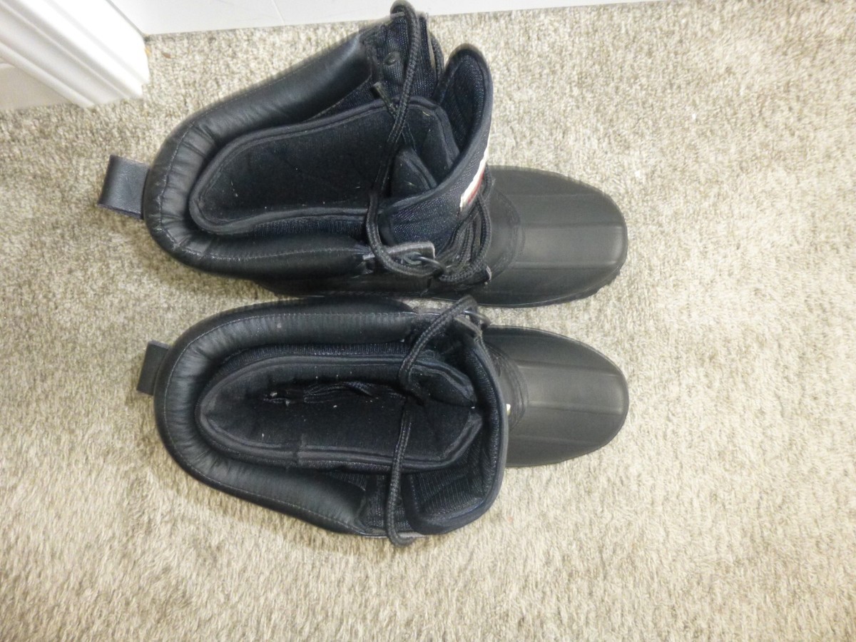 Vtg Authentic Falls Creek Thermo Lite Black Snow Boots Dupont Thinsulation M 8 Vintage Authentic Falls-Creek Thermo Lite Snow Boots Dupont  main image 2