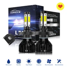 For Chevy Aveo 2004-2011 LS Sedan 4-Door 1.6L 9003 LED Headlight High/Low Bulbs