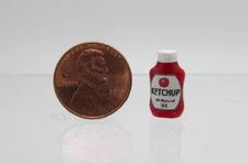 Dollhouse Miniature Detailed Replica Ketchup Squeeze Bottle HR54231