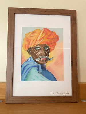 Kleines Pastellgemälde
