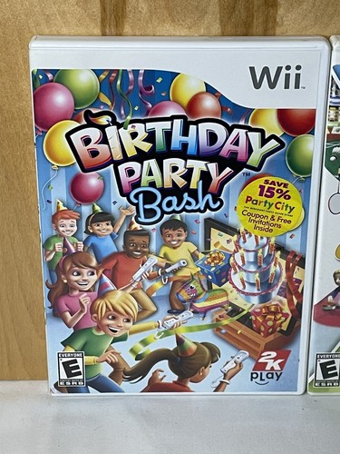 Nintendo Wii 3 Game Lot Deca Sports Neighborhood Games Birthday Party Bash - Picture 2 of 11
