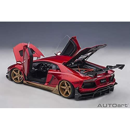 Lamborghini Aventador 1/18 レッド 1/18 AUTOart Lamborghini Aventador J Red w/ Box From Japan
