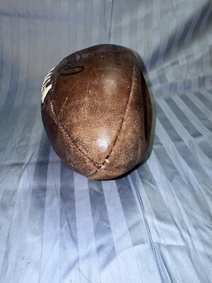 Vintage 1950s Hard Shell Youth Helmet & 1960s Rawlings Intercollegiate Football | eBay Vintage 1950s Hard Shell Youth Helmet & 1960s Rawlings Intercollegiate Football | eBay