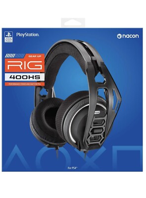 Nacon RIG 400HS Stereo Gaming Headset PlayStation 4, 5, XBOX, PC,  phone/tablet