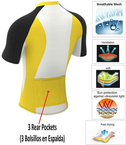 Camiseta de ciclismo de media manga para hombre rendimiento y comodidad. - Imagen 9 de 25