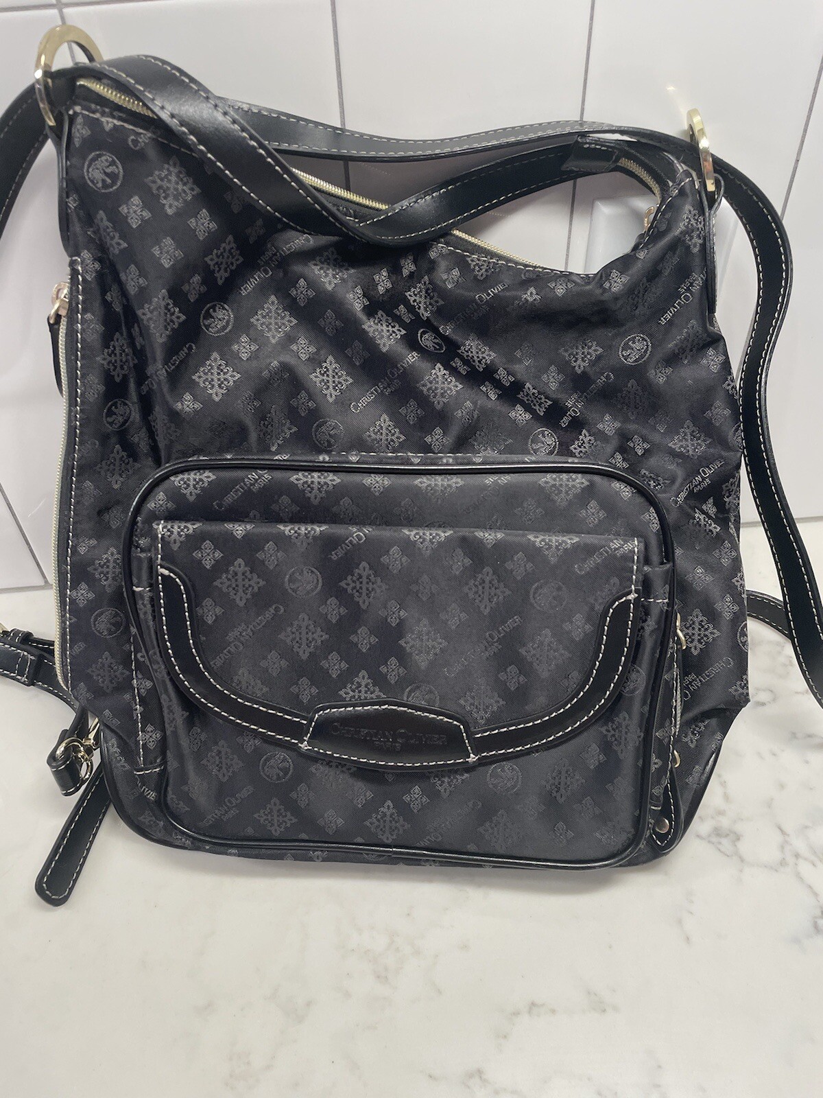 Coccinelle Oliver Medium Bag in Black